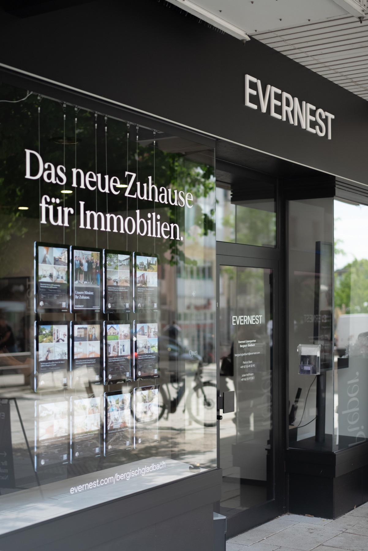 Evernest Immobilienbüro in der Schloßstraße in Bergisch Gladbach